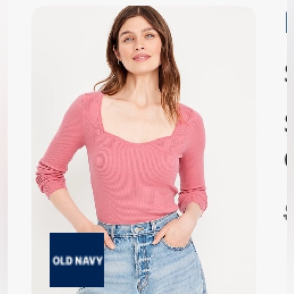 Old Navy | Long Sleeve Ribbed Sweater